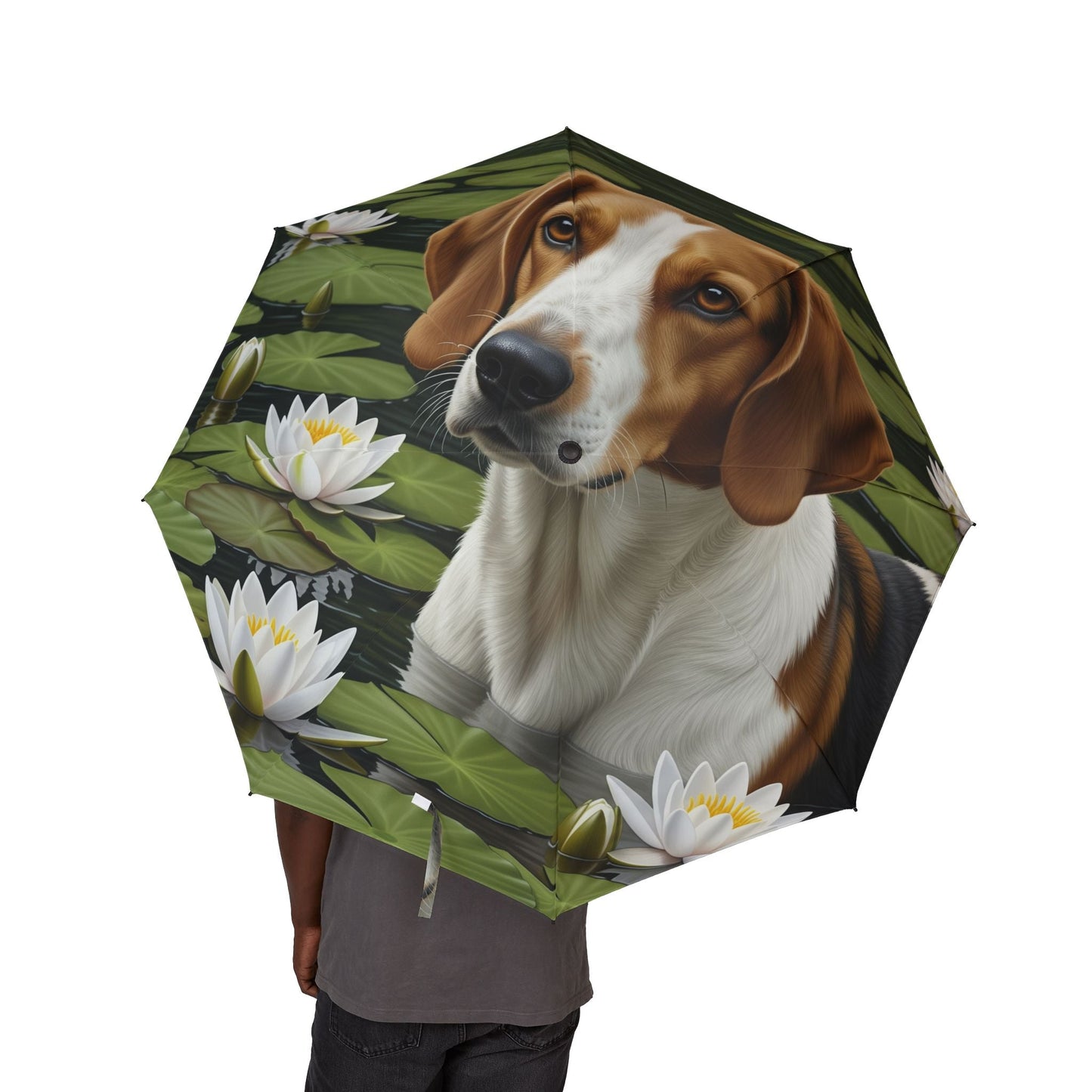 Parapluie semi-automatique 48" – Grand parapluie de voyage coupe-vent