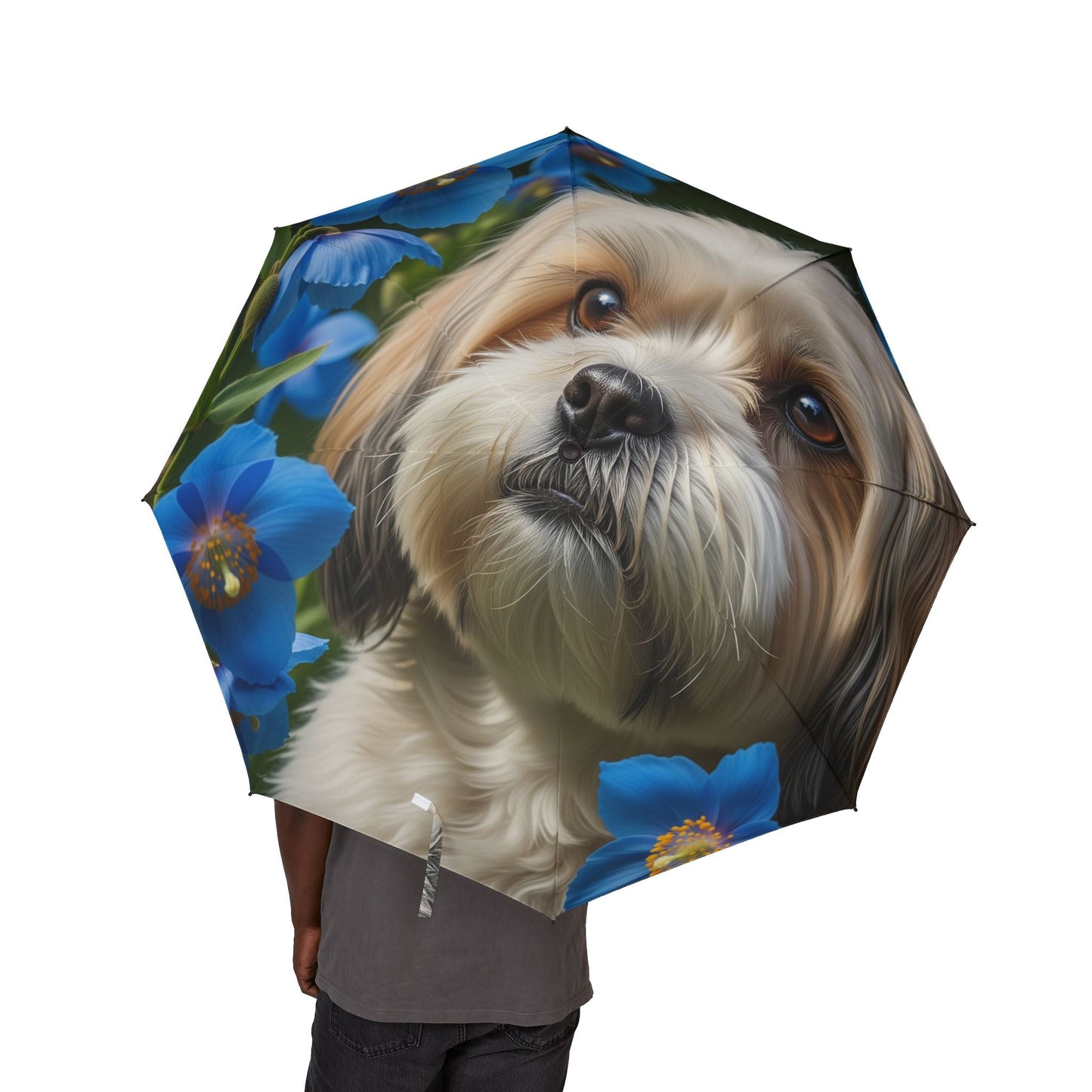 48" Semi-Automatic Umbrella – Windproof Large Travel Rain Umbrella