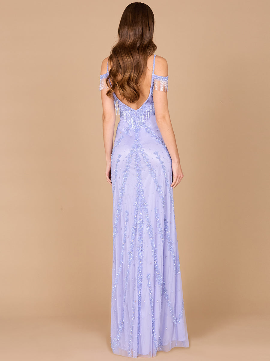Robe perlée bonbon
