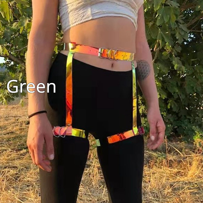 Colorful Belt Leg Ring And Strap Accessories