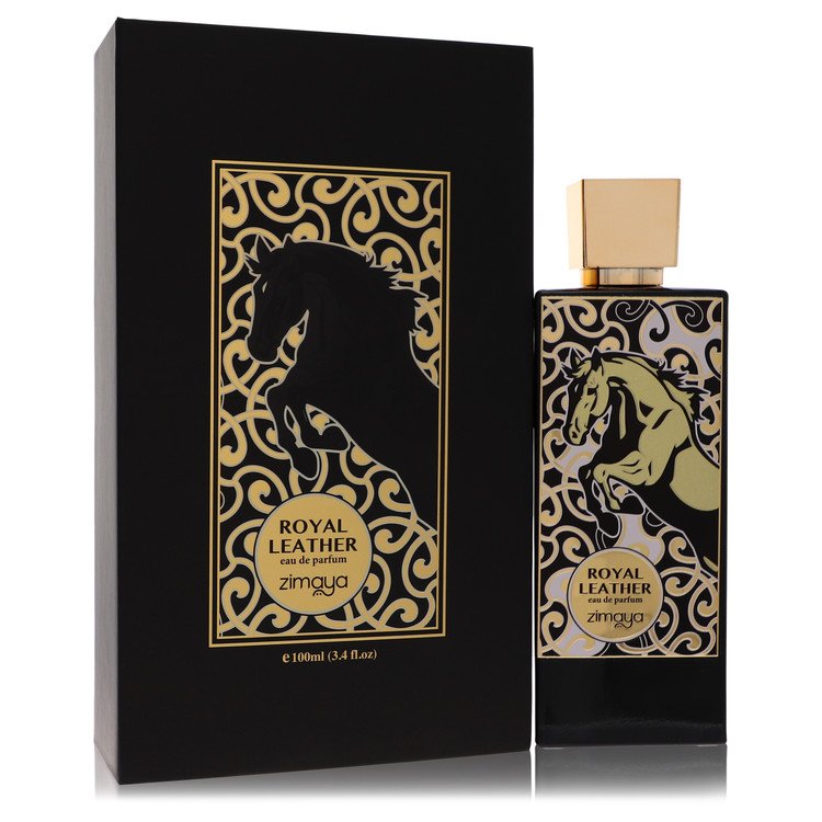 Afnan Zimaya Royal Leather by Afnan Eau De Parfum Spray (Unisex) 3.4 oz für Herren