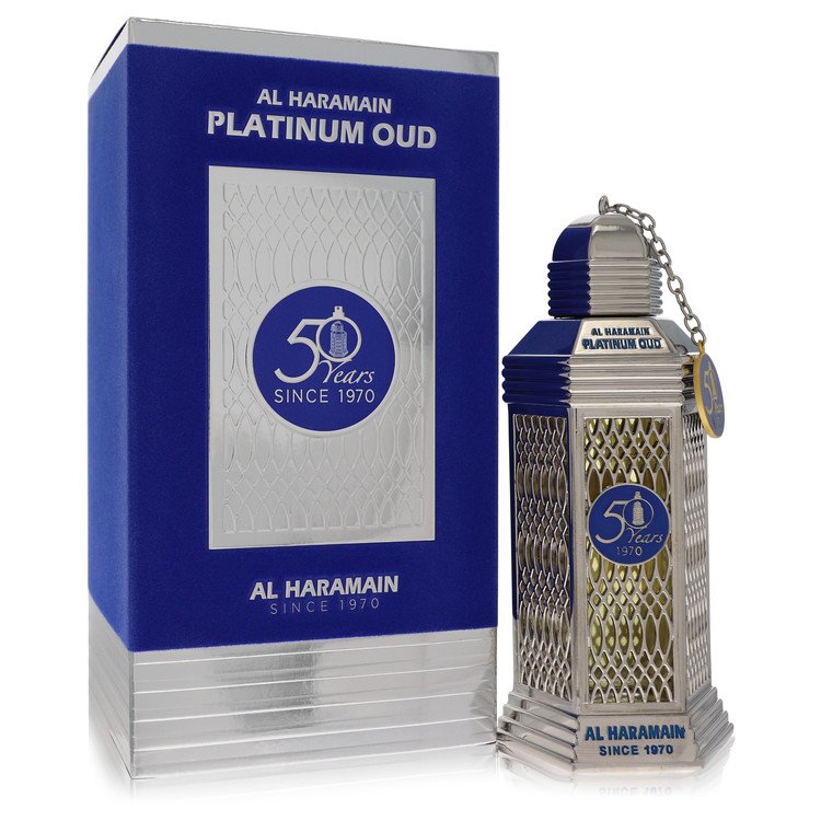 Al Haramain 50 Years Platinum Oud von Al Haramain Eau de Parfum Spray (Unisex) 97,6 ml für Damen