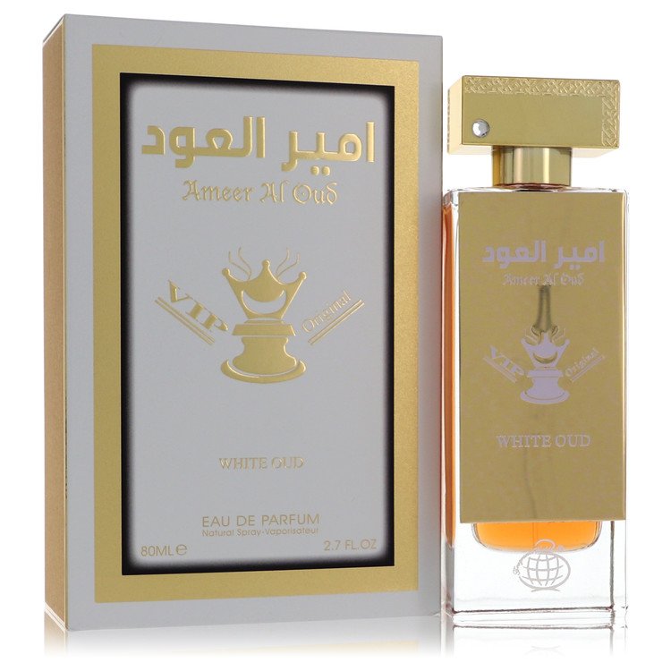 Ameer Al Oud Vip Original White Oud by Fragrance World Eau De Parfum Spray (Unisex) 80 ml für Herren