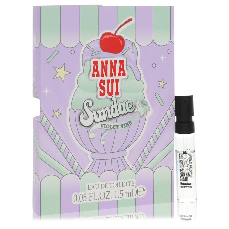 Anna Sui Sundae Violet Vibe par Anna Sui Vial (échantillon) 1,5 ml pour Femme