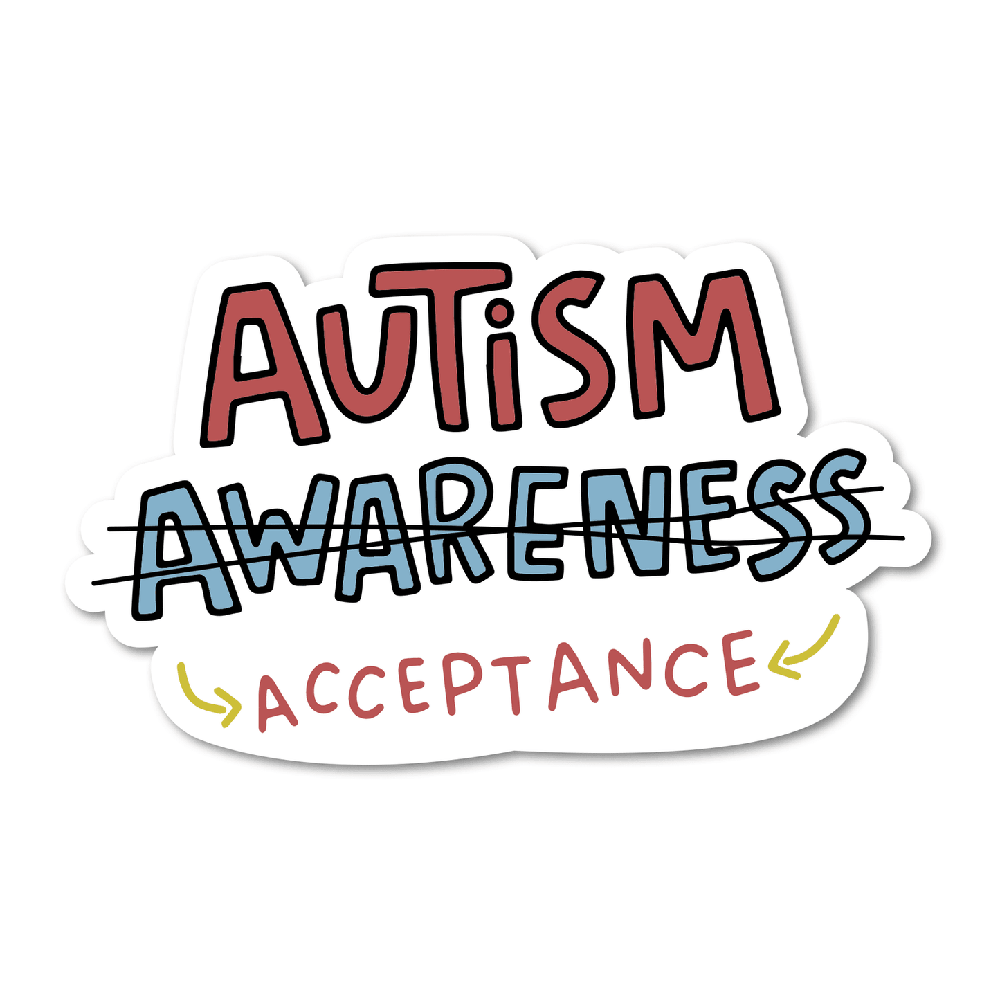 Autism Acceptance Vinyl Sticker