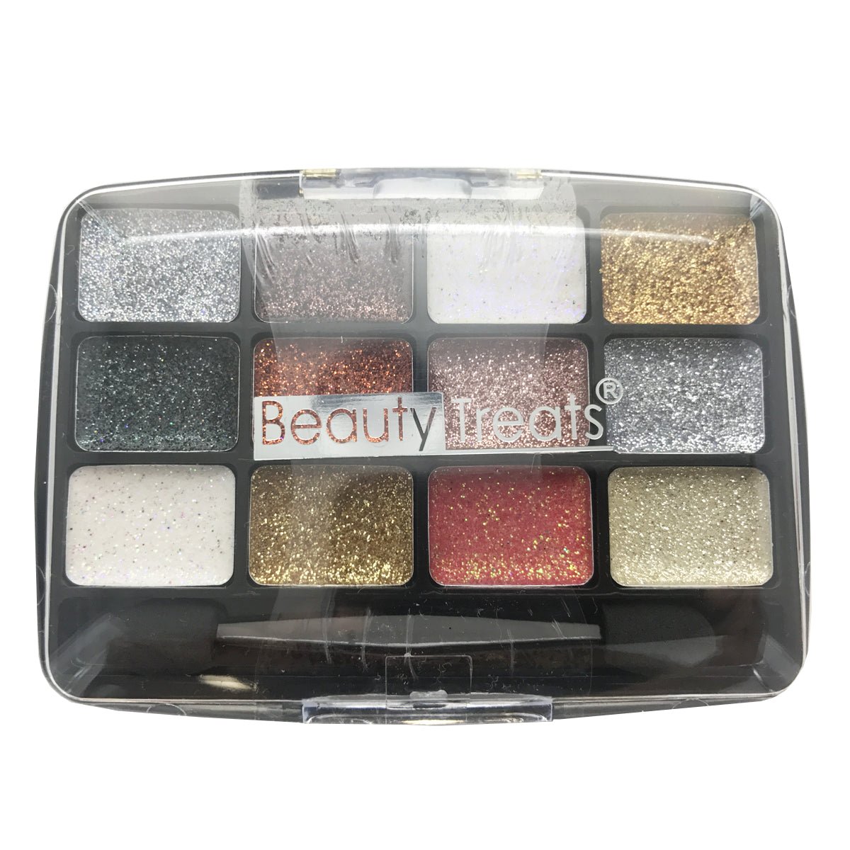 BEAUTY TREATS 12 Colors Glitter Palette - Gemstone - ThisandThatShoppe