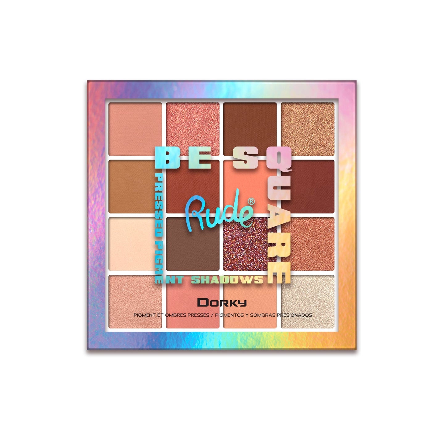 RUDE Be Square Pressed Pigments & Shadows - Niais - Niais