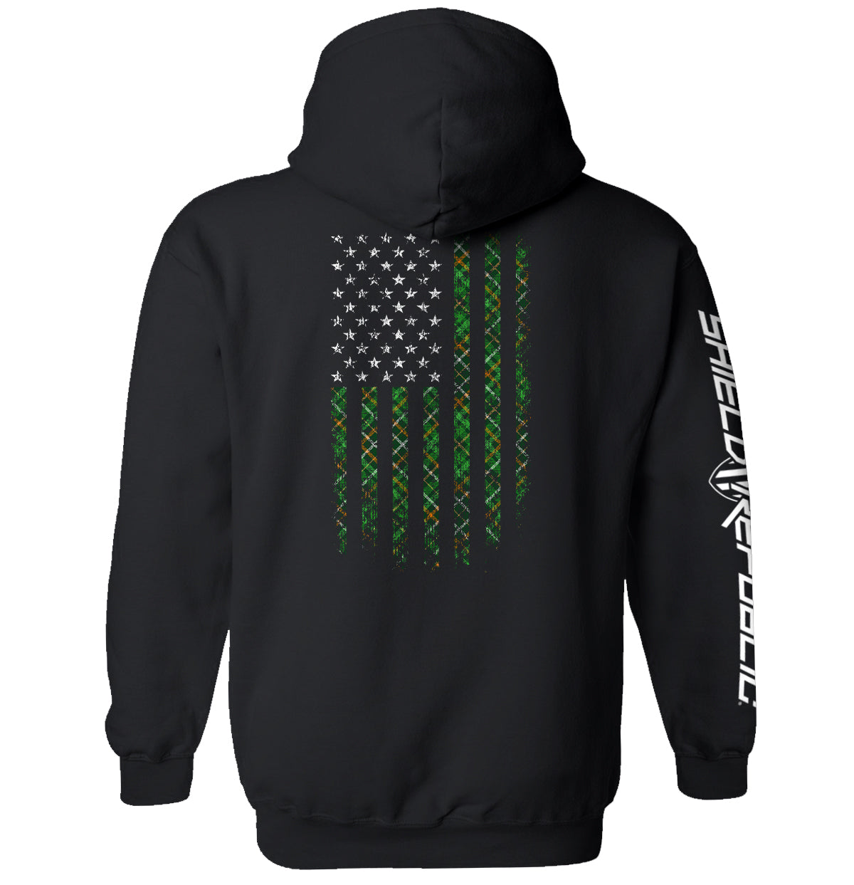 Irish Plaid American Flag