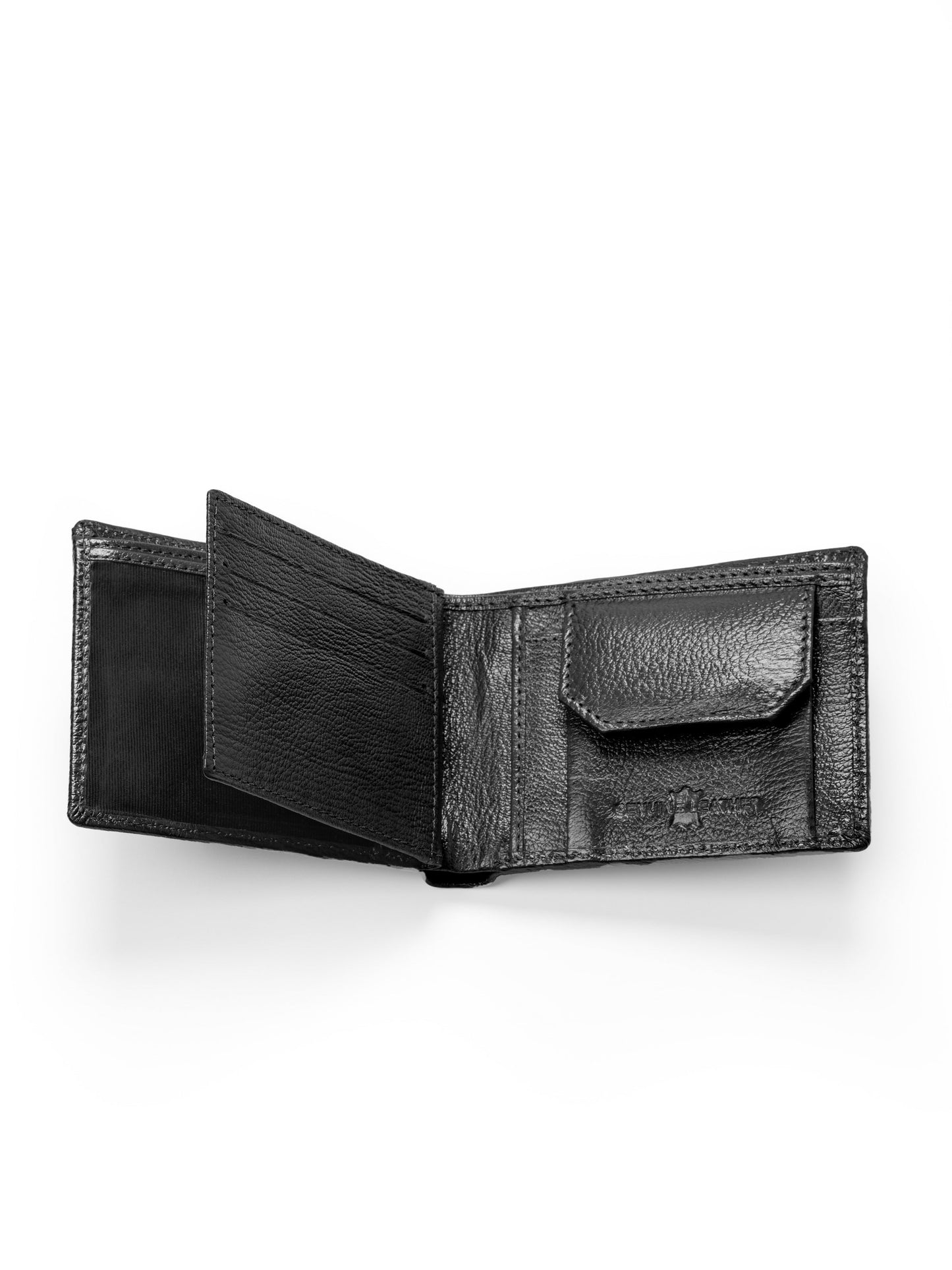 Schwarzes schlankes Portemonnaie