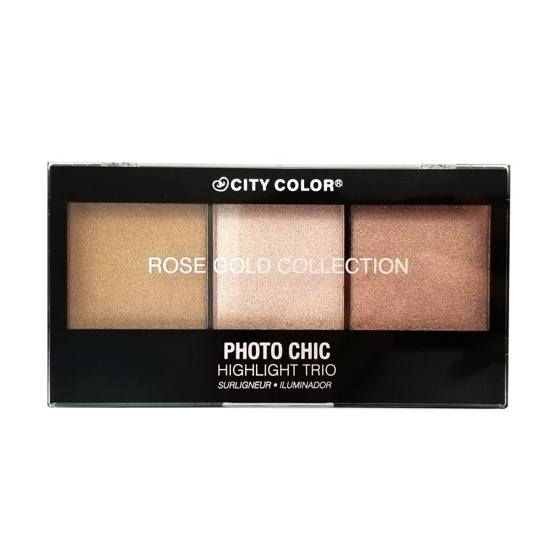 CITY COLOR Photo Chic Highlight Trio - Rose Gold - ThisandThatShoppe
