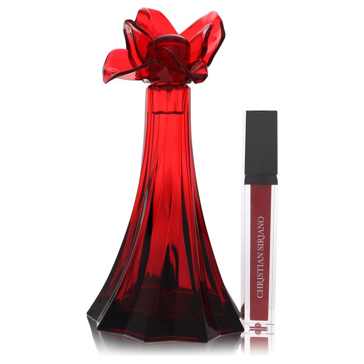 Christian Siriano Ooh La Rouge by Christian Siriano Eau de Parfum Spray + 0,21 oz roter Lipgloss (ohne Umverpackung) 100 ml für Damen