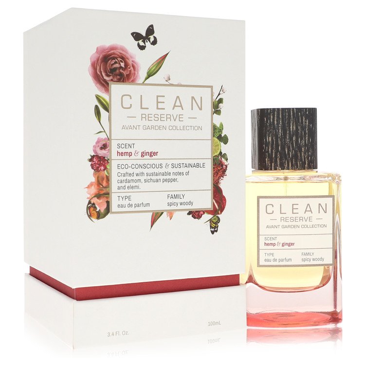 Clean Reserve Hemp & Ginger by Clean Eau De Parfum Spray (Unisex) 3.4 oz für Damen