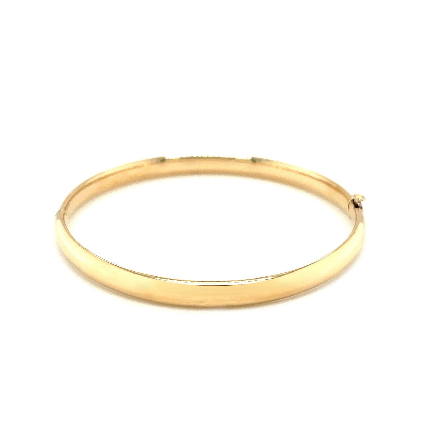 Jonc Enfant Dôme Poli en Or Jaune 14 carats