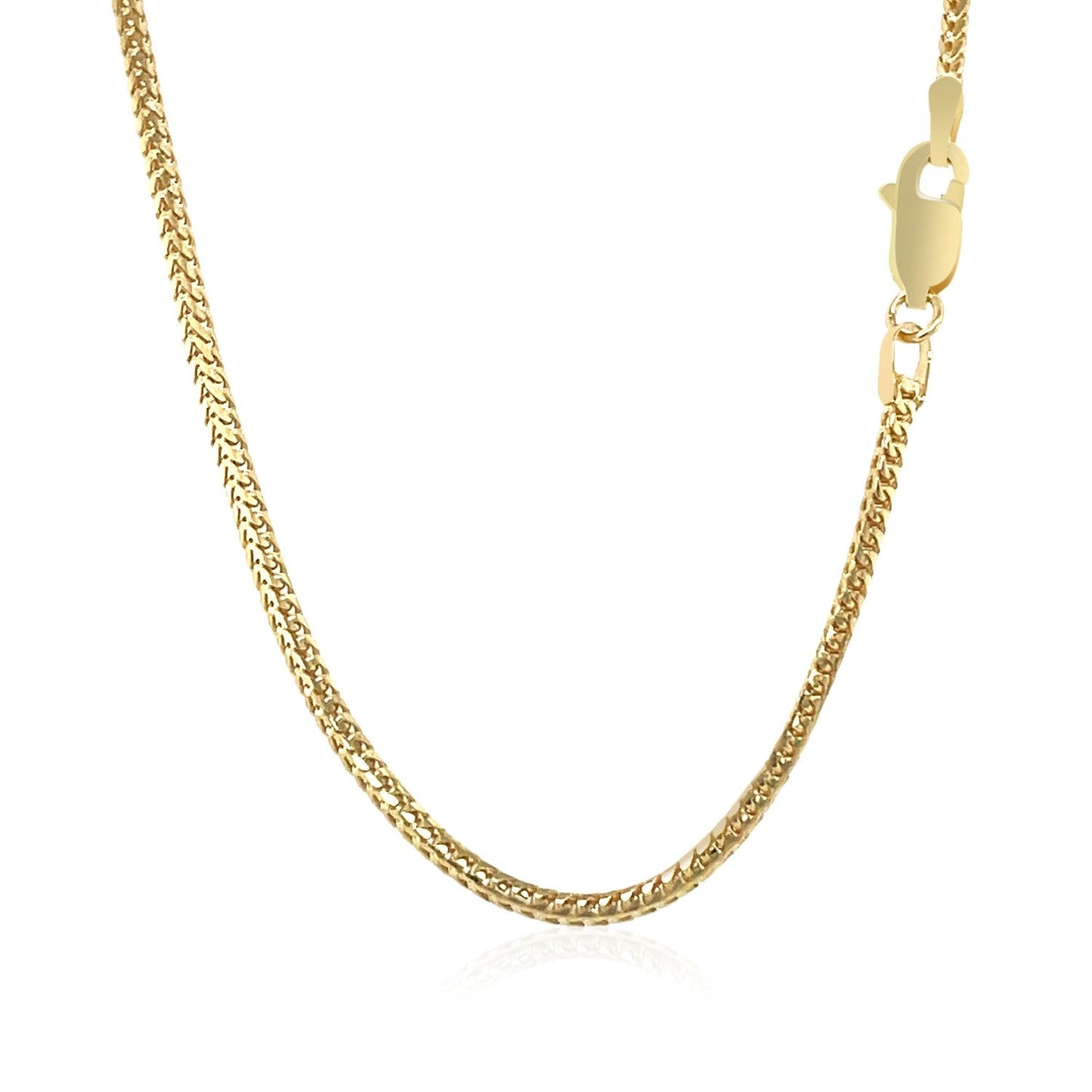 14k Yellow Gold Franco Chain (1.60 mm) - ThisandThatShoppe