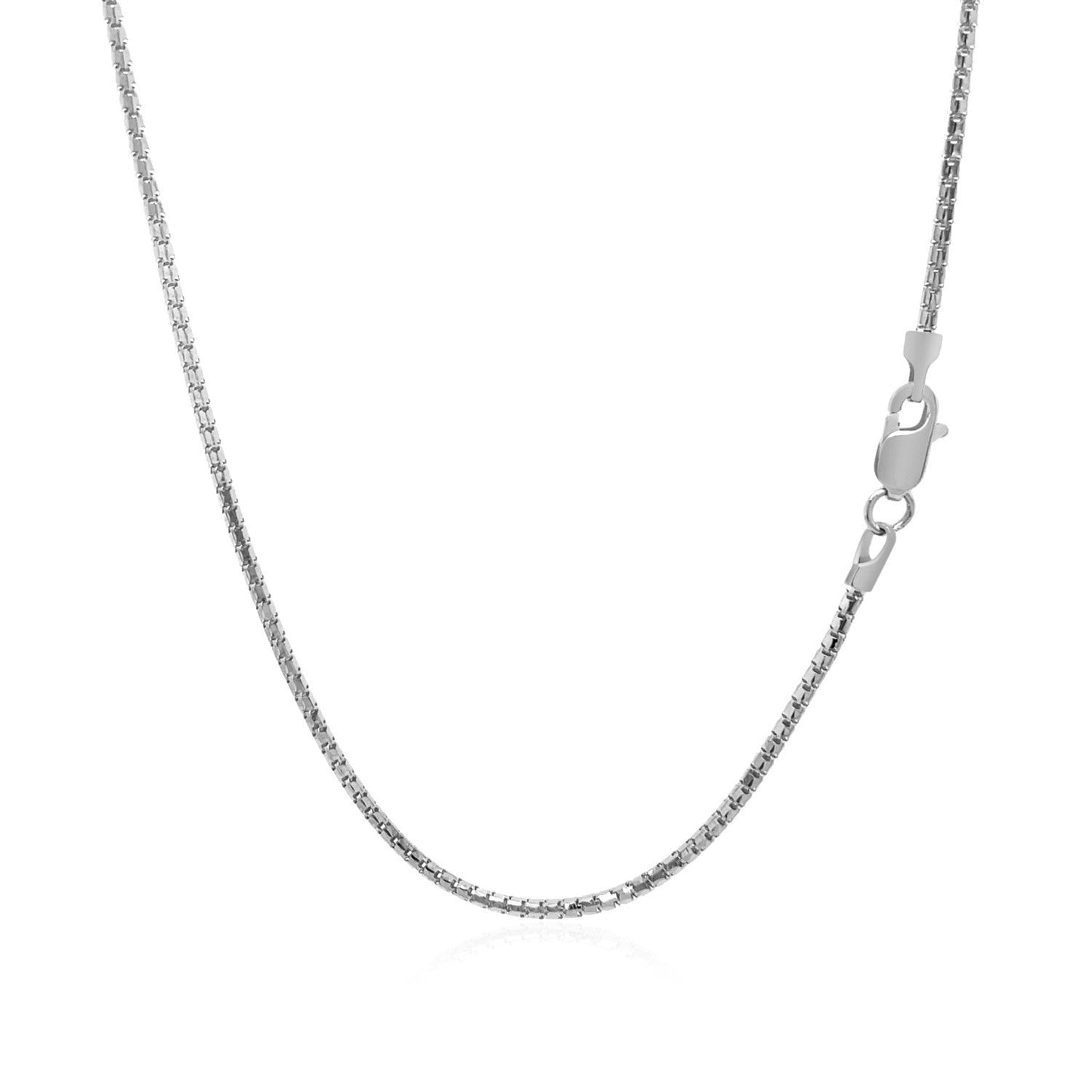 14k White Gold Ice Chain 1.3mm - ThisandThatShoppe
