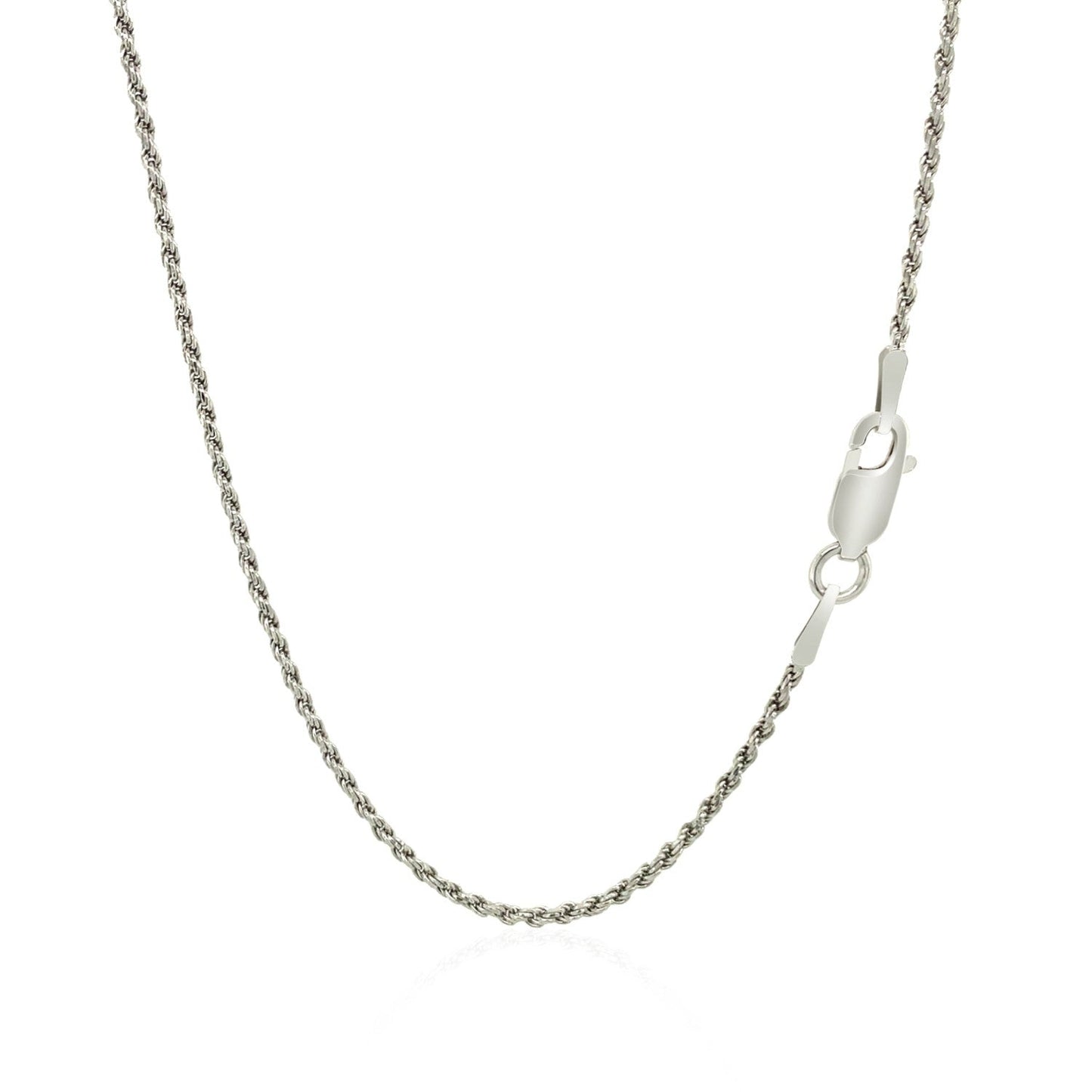 Sterling Silver Diamond Cut Rope Style Chain (1.40 mm) - ThisandThatShoppe