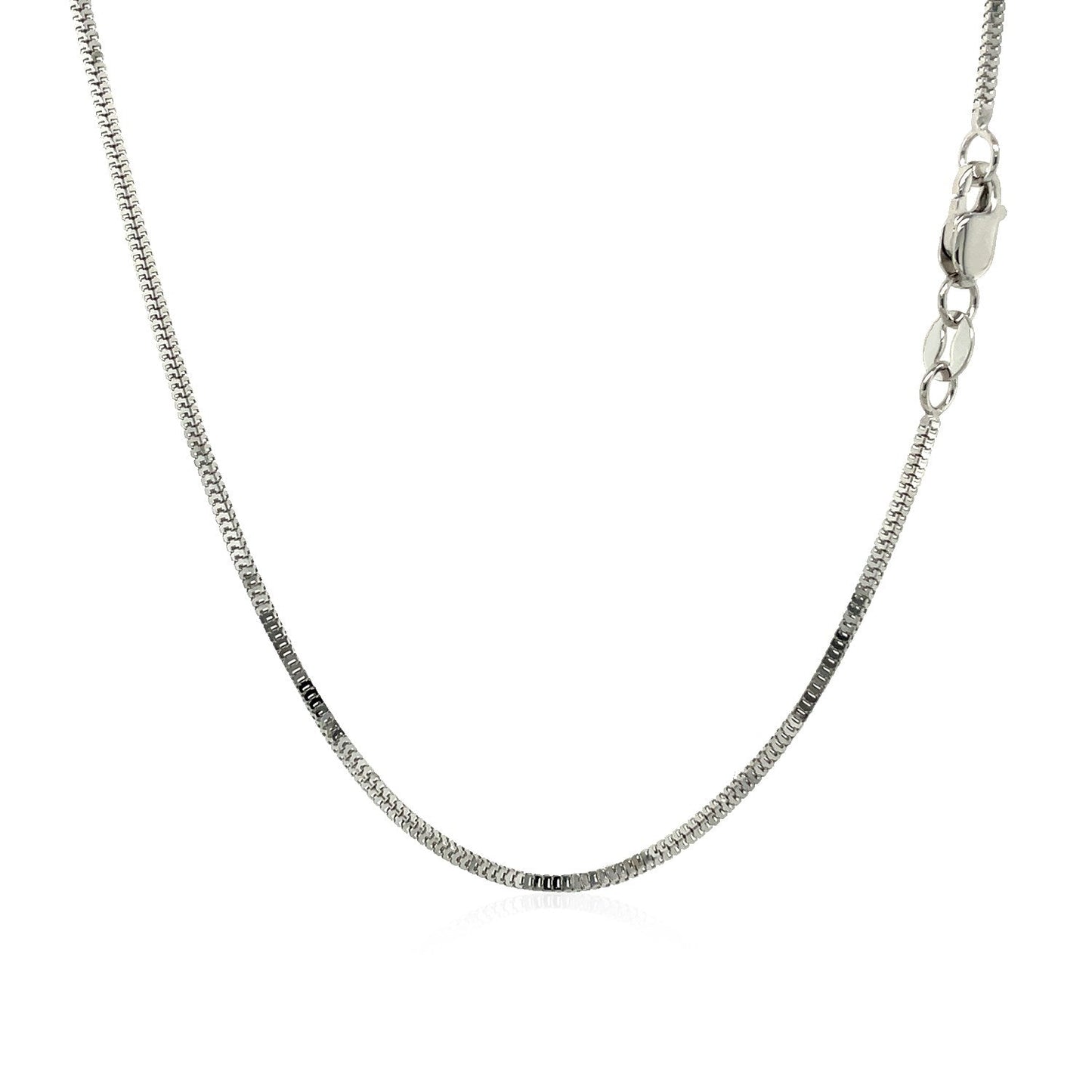 14k White Gold Milano Chain (1.10 mm) - ThisandThatShoppe