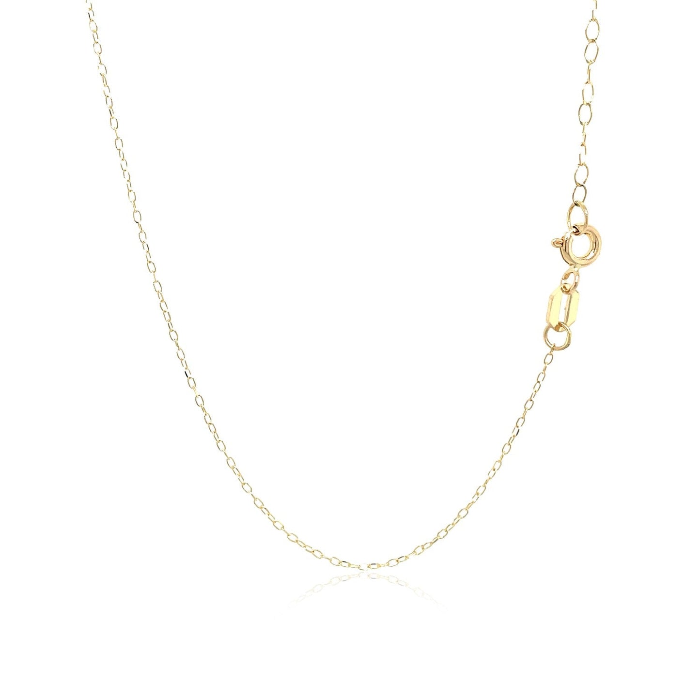 14k Yellow Gold Necklace with Dog Paw Print Symbol in Mother of Pearl - ThisandThatShoppe