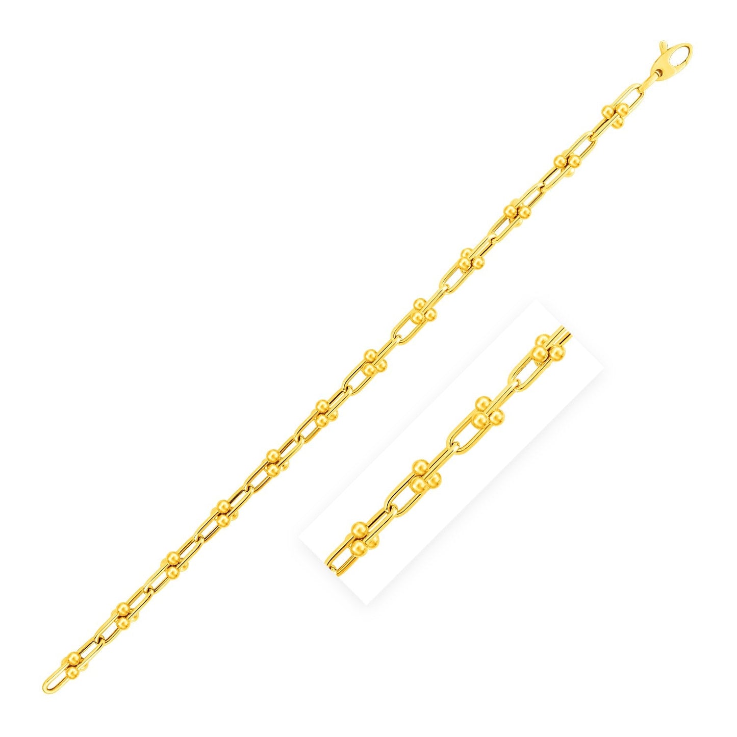 Jax Chain in 14k Yellow Gold (4.00 mm) - ThisandThatShoppe