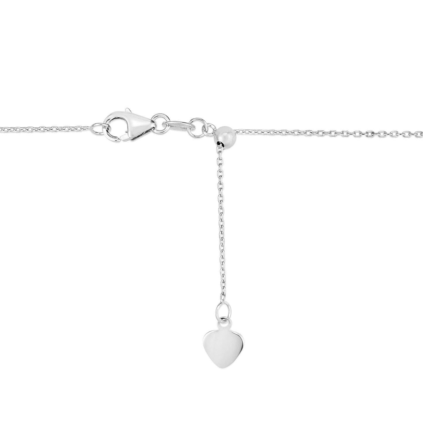 Adjustable Cable Chain in 14k White Gold (1.0mm) - ThisandThatShoppe