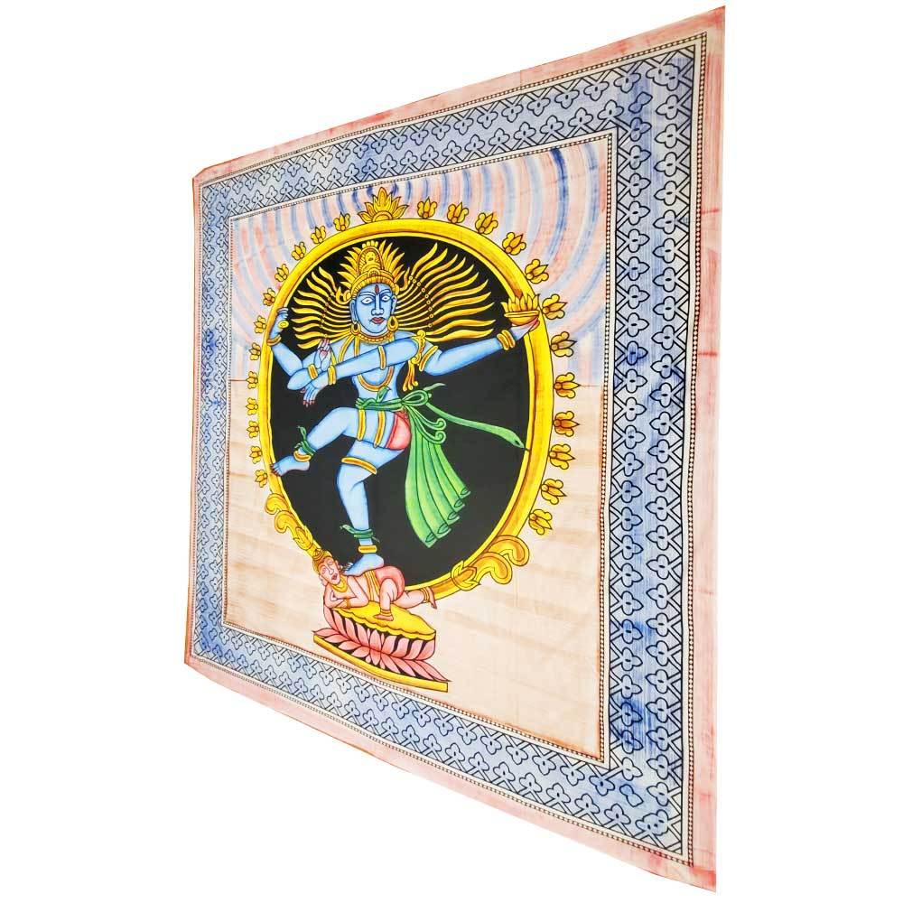 Natarajasana Shiva Yoga Wandteppich Wandbehang Volle Größe