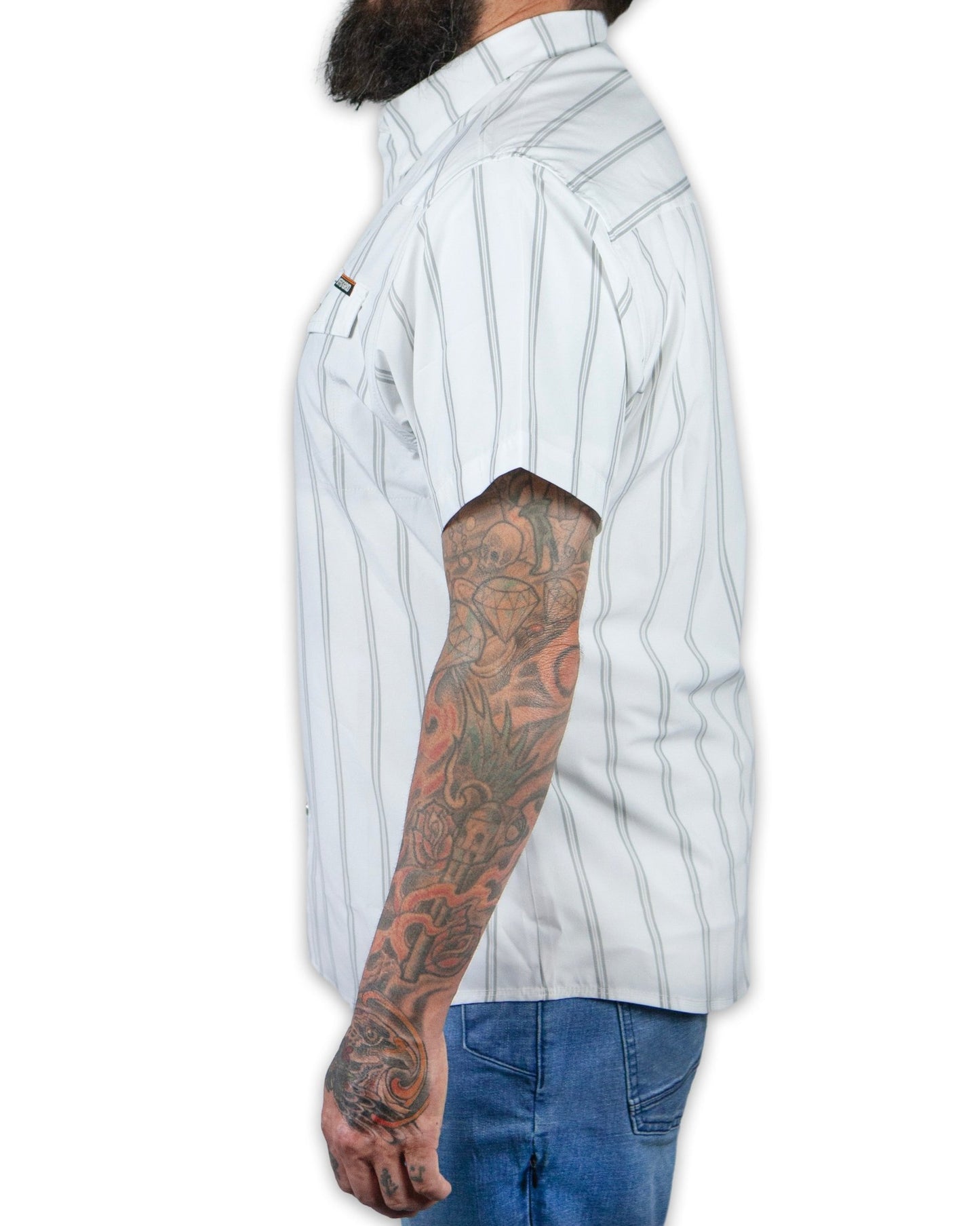 Daryll SS Shirt - White - ThisandThatShoppe