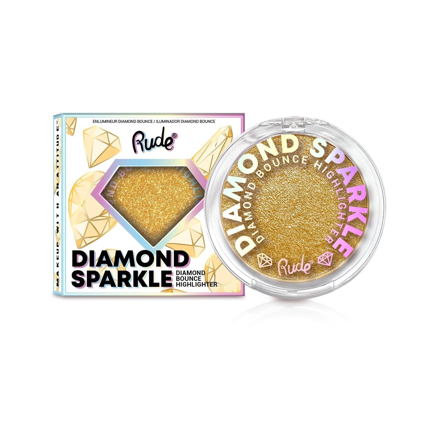 RUDE Diamond Sparkle Diamond Bounce Highlighter - ThisandThatShoppe