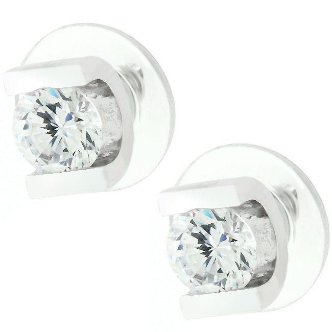 Brilliant Set Cubic Zirconia Earrings - ThisandThatShoppe