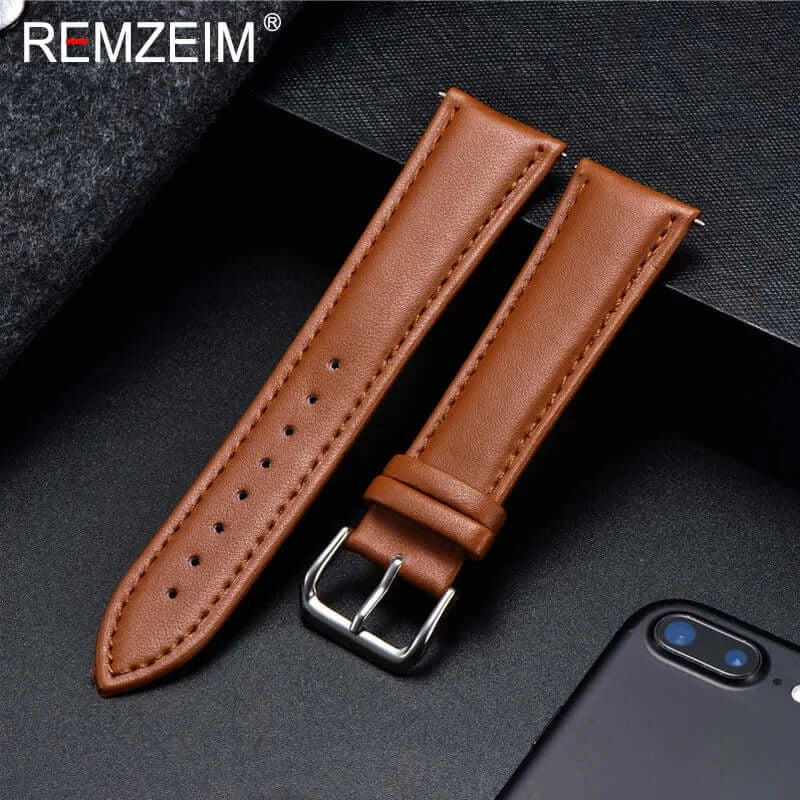 Ticwatch Leather Band - Durable Classic Design for Style