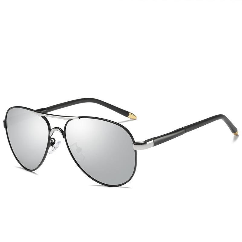 Luxury Pilot Aviation Polarized High Quality Metal Frame Sunglasses With UV400 Protection