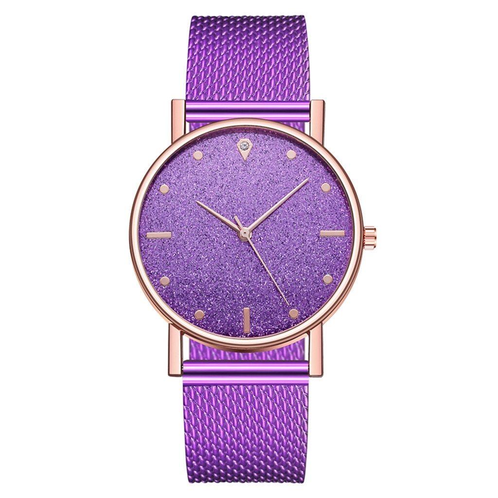 Cusual Ladies Watch Romantic Starry Sky Dial Women's Quartz Fashion Wristwatch For Women and Girls