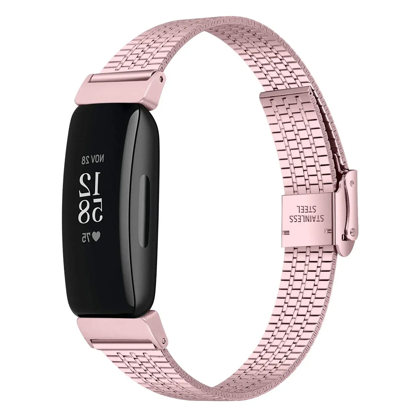 Bracelet en acier Fitbit Inspire 2, 1 - Bracelet en métal durable