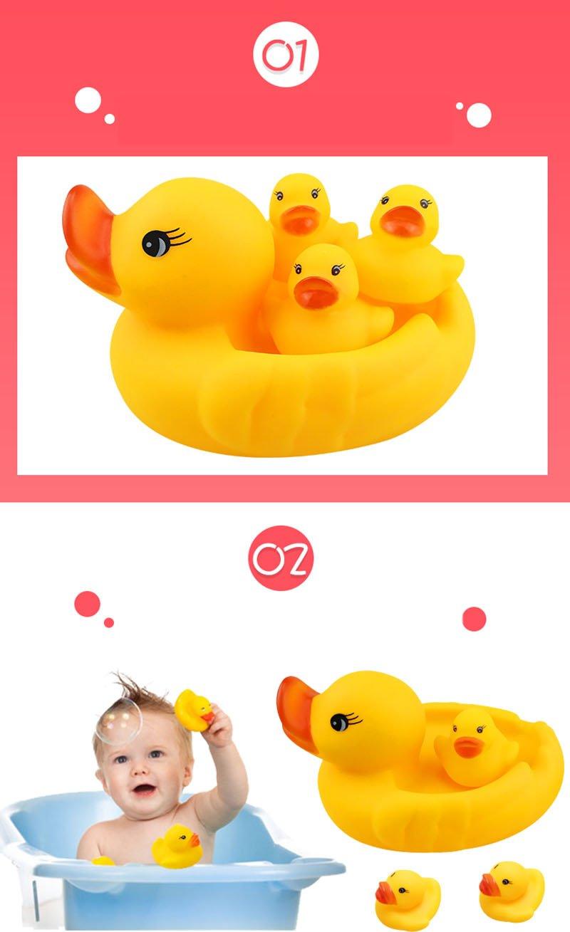 Baby Shower Bath Toys Little Duck Set Baby Kids Toy Storage Mesh Toy Bag Net Bathroom Organizer Toys For Kids