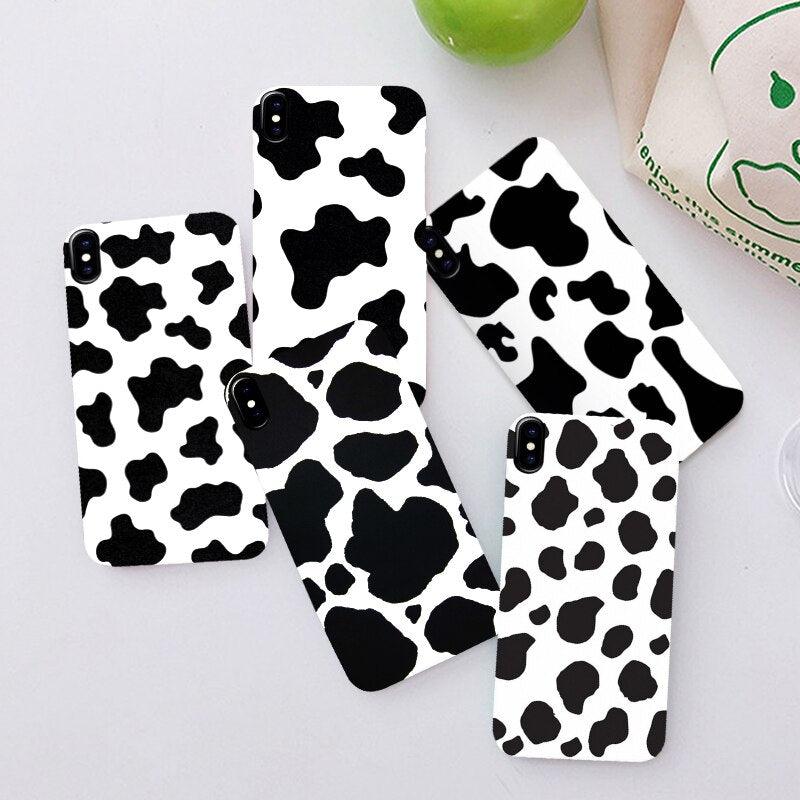 Slim Fit Lightweight Black White Print Silicone Case For iPhone 11 Pro 7 8 Plus X XR XS Max iphone 11 Cell Phone Case Cover White Black Pattern Print Silicone Unisex Case