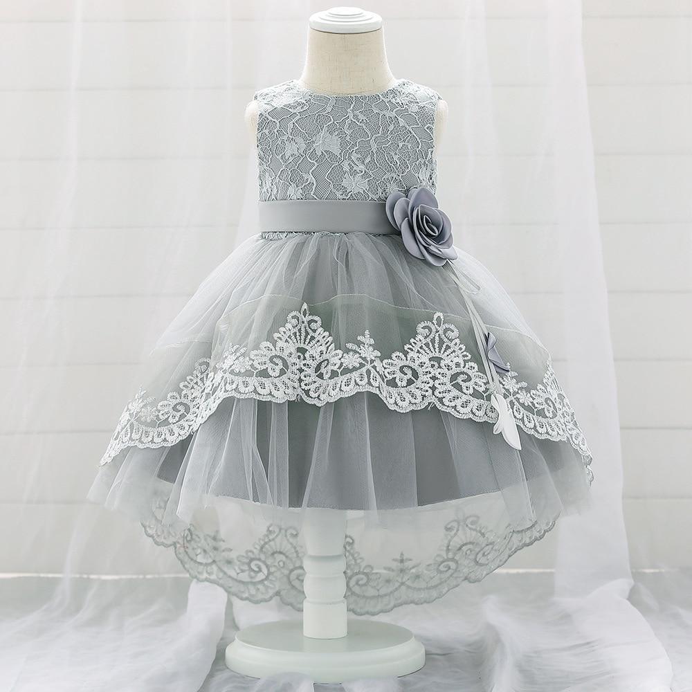New Baby Lace Gown Clothes Embroidered Tail Princess Unique Dress Perfect Gift For Girls
