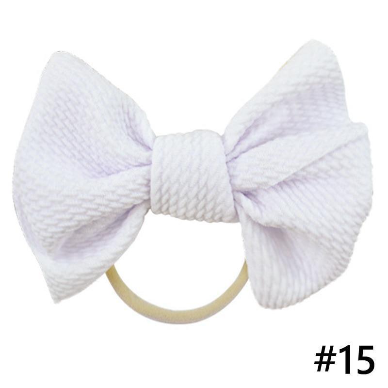 Headband Bow Girl Headbands Nylon Elastic Hair Accessories Photography Props For Baby Girls In Elegant Design