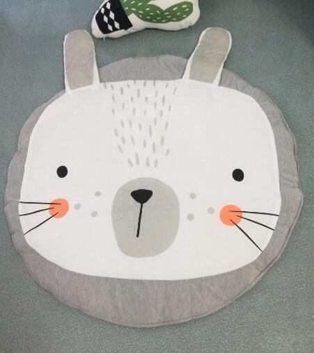 Creative Elephant Design Baby Play Mat Round Carpet Cotton Animal Play Mat Newborn Infant Crawling Carpet For Baby Kids