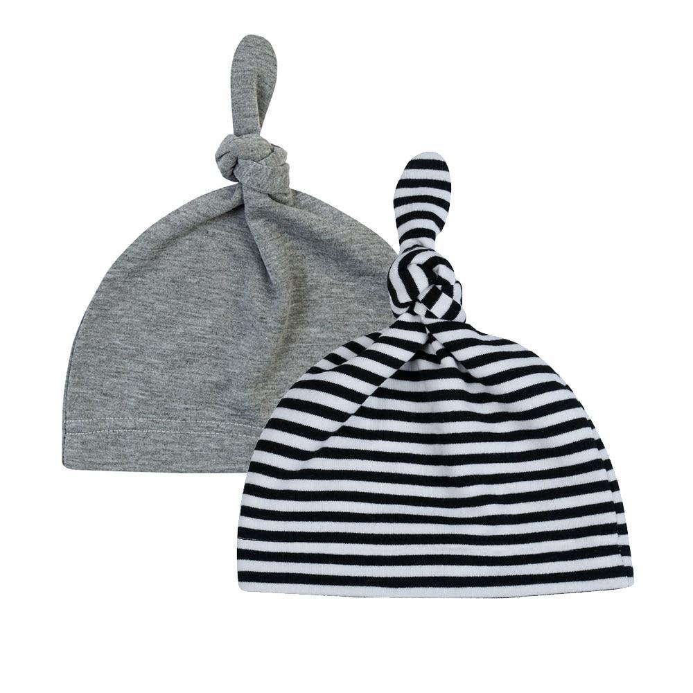 Baby Set 2PCS Caps Hat Spring Autumn 100% Cotton Newborns Children Baby Caps Baby Hats For Girls and Boys Caps for Sleeping