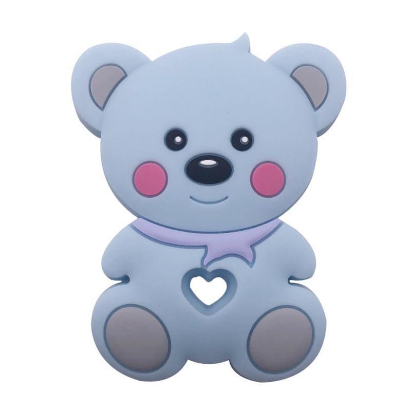 Food Grade Silicone Teethers Animal Fox Koala Teether Baby Silicone Chew Charms Kids Teething Gift Toddler Toys