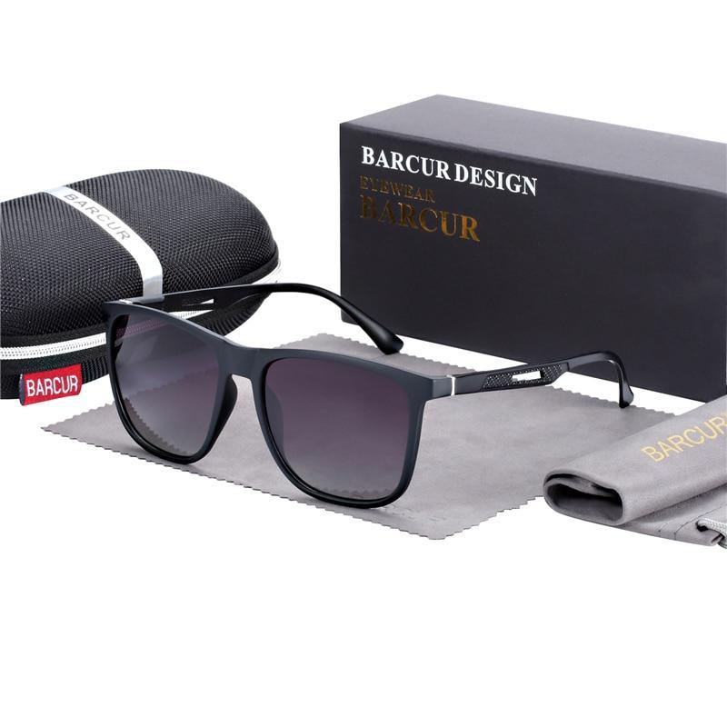 Square High Quality Titanium Sunglasses for Men Polarized Sunglasses With Mirror Gradient Glasses Titanium TR90 Frame Oculos De Sol gafas and UV400 Protection