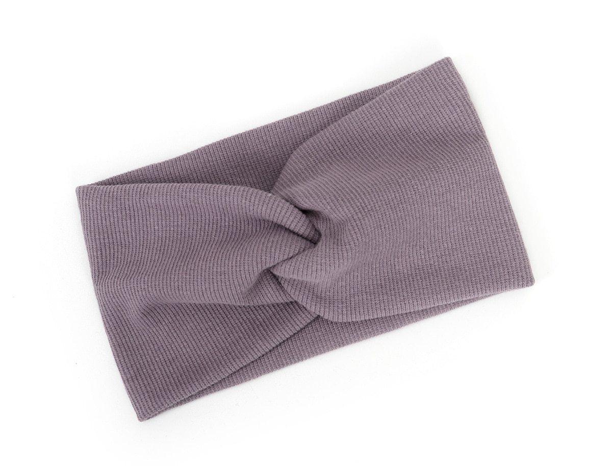 Modern New Trend Girls Winter Autumn Headband Twisted Knotted Soft Elastic Baby Girl Soft Elastic Turban Headband For Girls