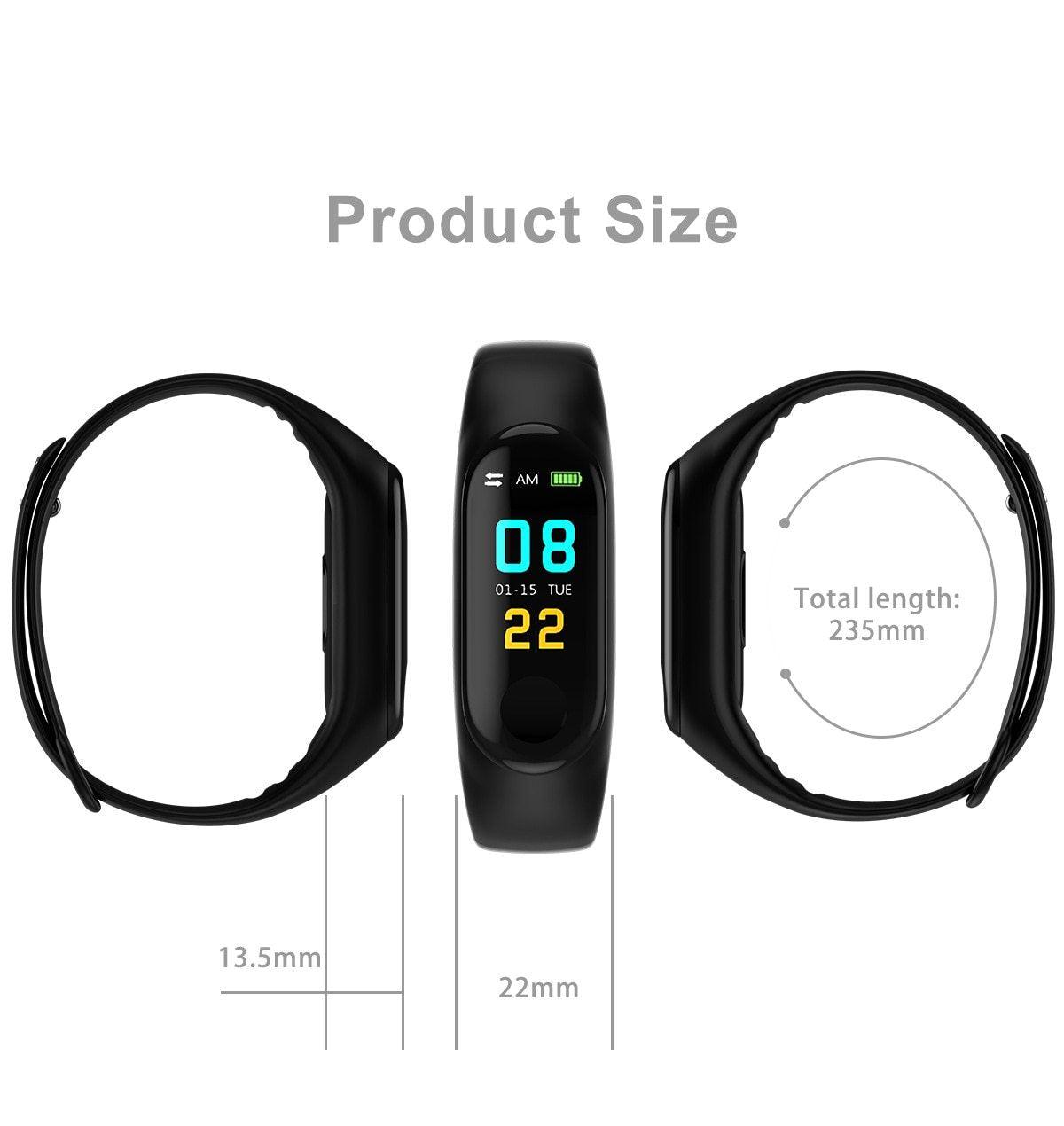 Smart Fitness Waterproof Sports Watches For IOS and Android Sistems Smartwatch With Heart Rate Monitor and Blood Pressure With Several Functions For Men Women and Kids