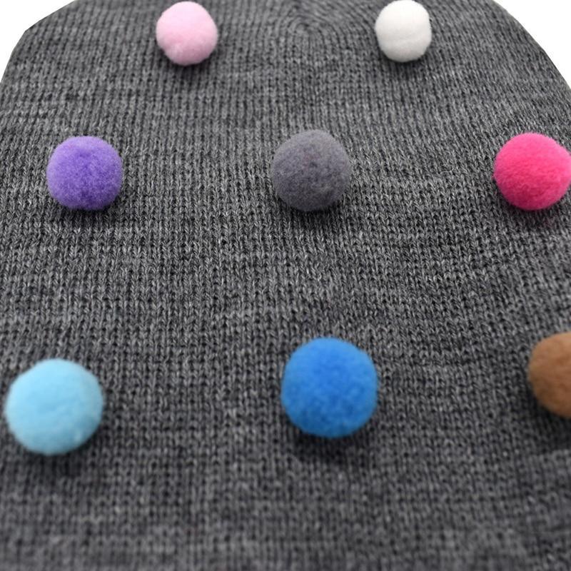 Baby Girl Boy Winter Spring Autumn Soft Warm Knit Caps for Babies