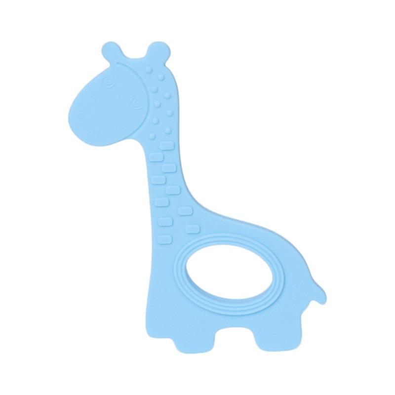 New Cute Giraffe Appease Teether Toy Teething Chew Toddler Silicone Natural Organic Food Perfect For Baby Boys and Girls