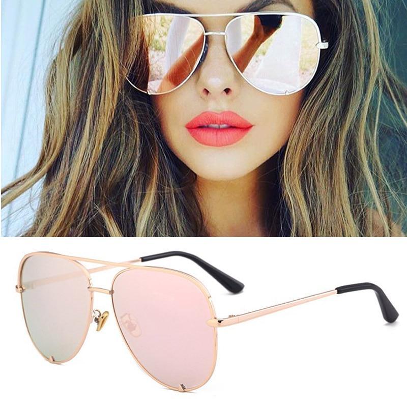 Luxury Lady Vintage Round Metal Sunglasses For Driving Black Retro Mirror Sunglasses Woman Shade Sunglasses With UV400 Protection