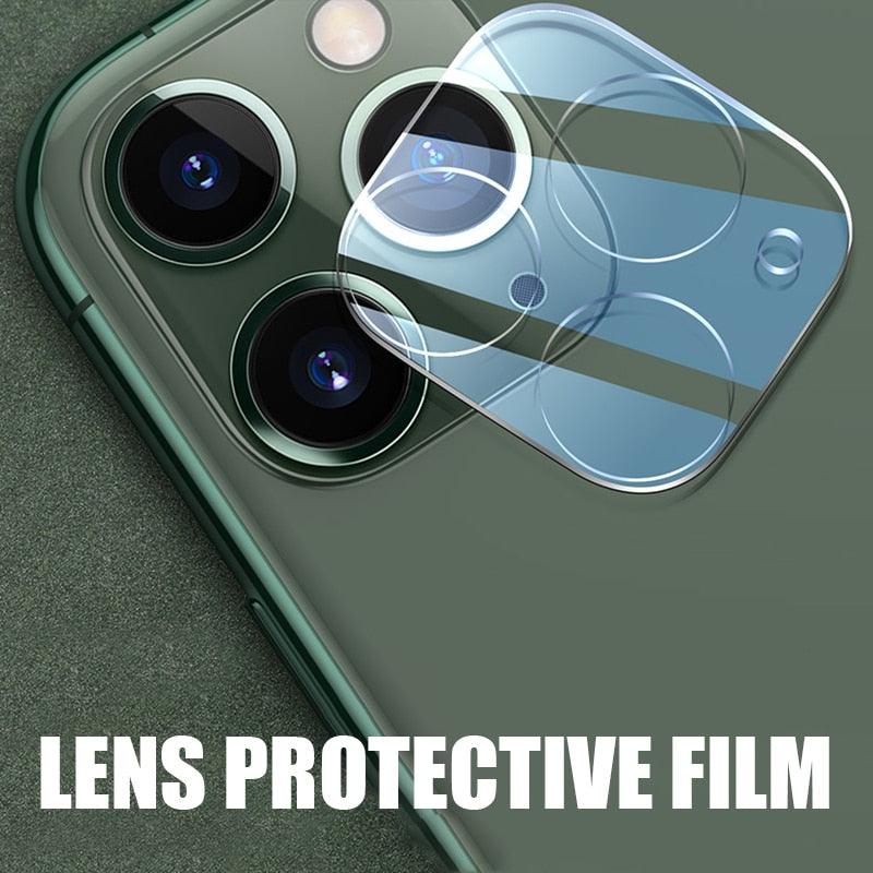 3PCS Camera Lens Screen Protector for iPhone 11 12 Pro Max 13 Mini Camera Glass for iPhone XR XS X 7 8 Plus 6 6S SE 2020 Glass Lens Scratch Resistant Tempered Glass