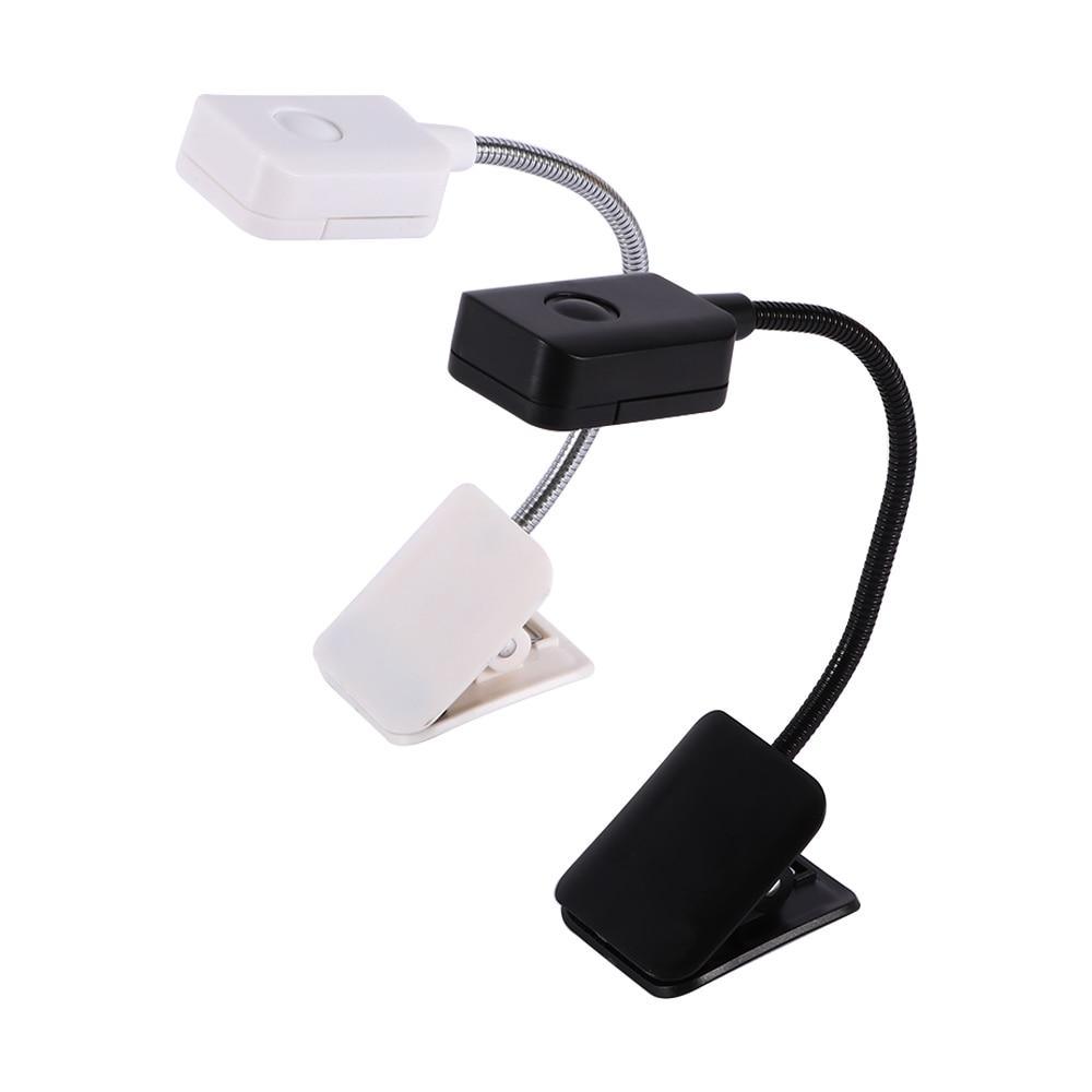 Durable Flexibile LED Lamp For Reading Books Light Ebook Reader Nightlight Desk Table Lamp For PC Phone Tablet E-Reader Lighting Flash Desk and Table Lamp