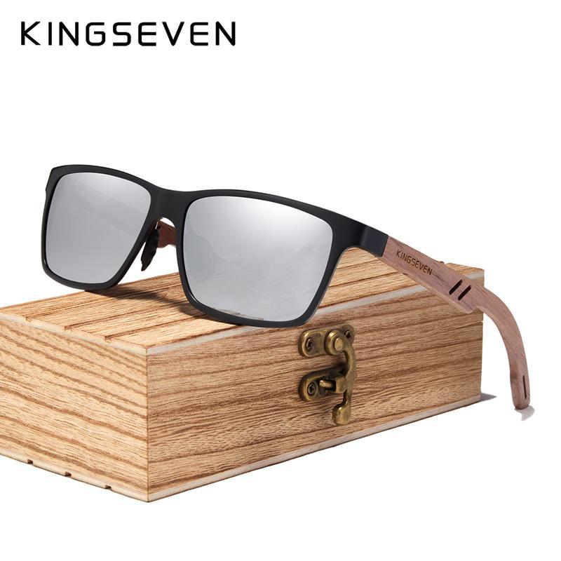 Luxury Bamboo Wood Design Polarized Elegant High Quality Men Sunglasses Mirror Lens Handmade Fashion UV400 Eyewear Accessories