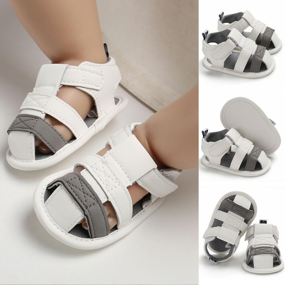 Baby Girls and Boy Summer Causal Anti Slip Soft Crib Sole Shoes Sandals For Kids Summer Style