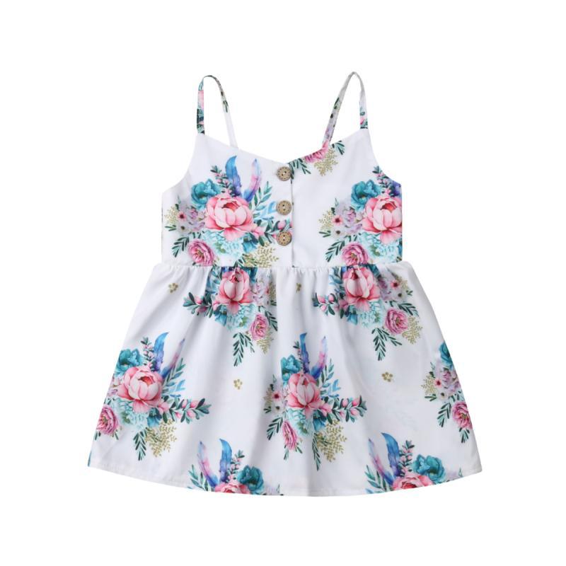 Luxury Handmade Summer Toddler Baby Girls Dress Flower Sleeveless V Neck Party Dress For Girls In Elegant Summer Design